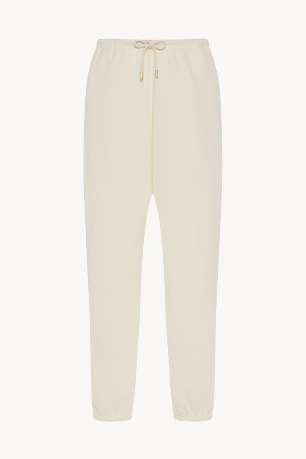 Teo Pantaloni in Cotone e Cashmere