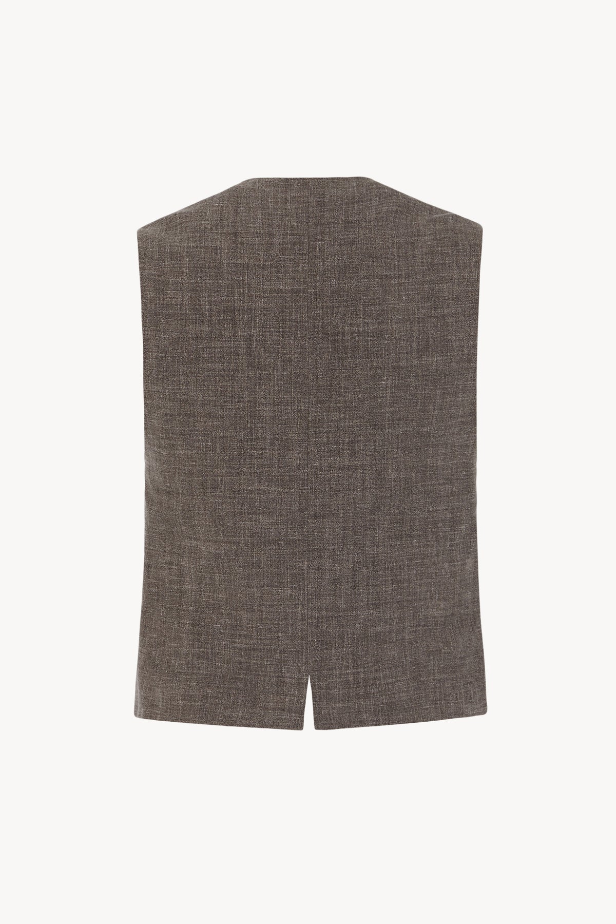 Yuri Vest in Silk, Linen, and Virgin Wool