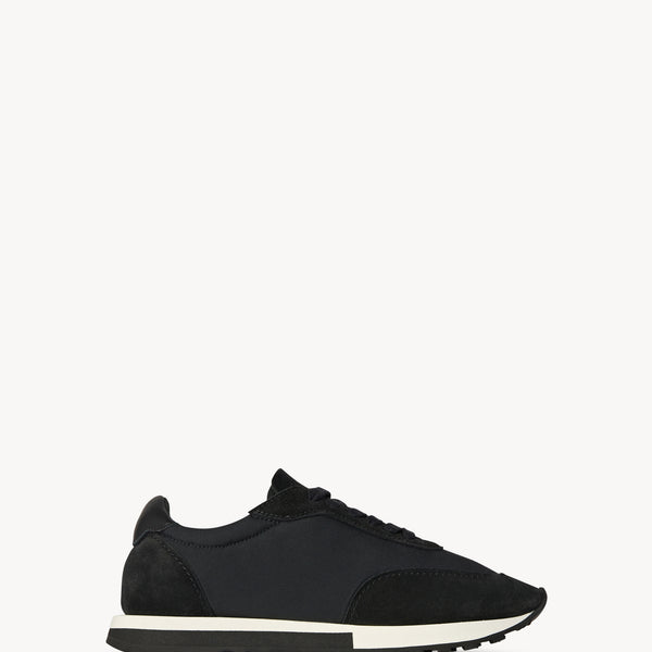 Owen Runner Black in Suede and Nylon – The Row