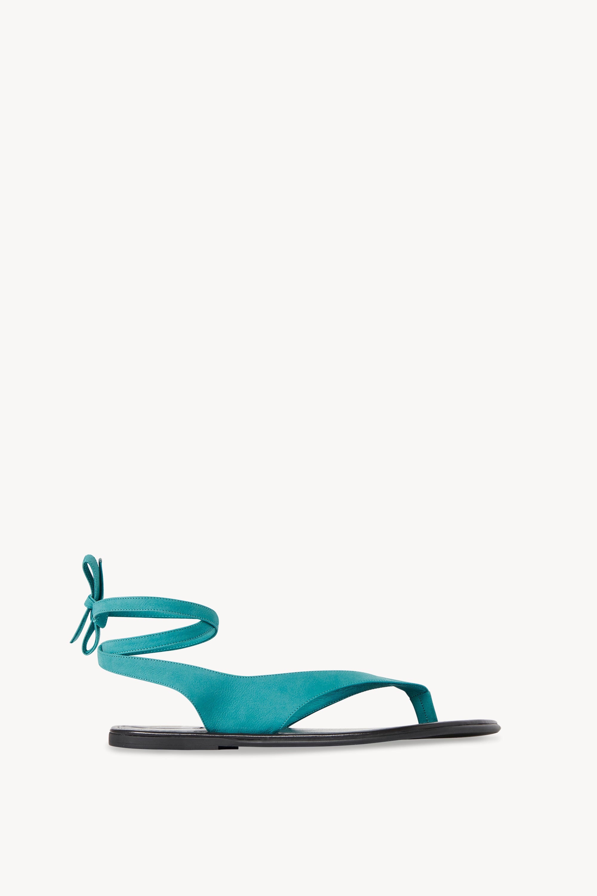Beach Sandal Blue in Leather – The Row