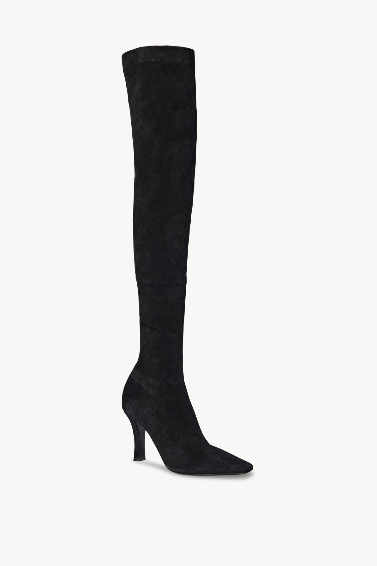 Annette Boot Black in Suede – The Row