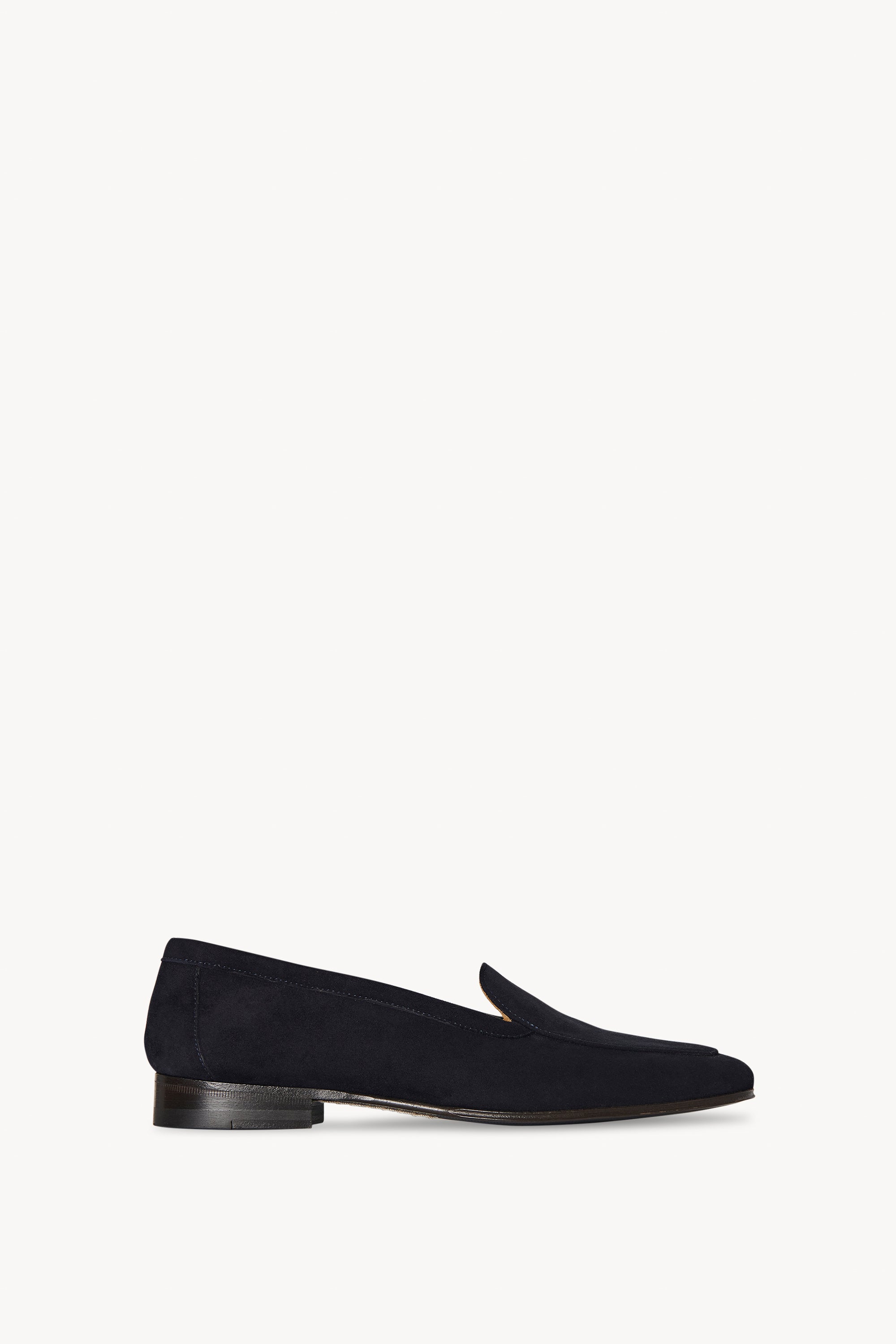 Sophie Loafer Blue in Suede – The Row