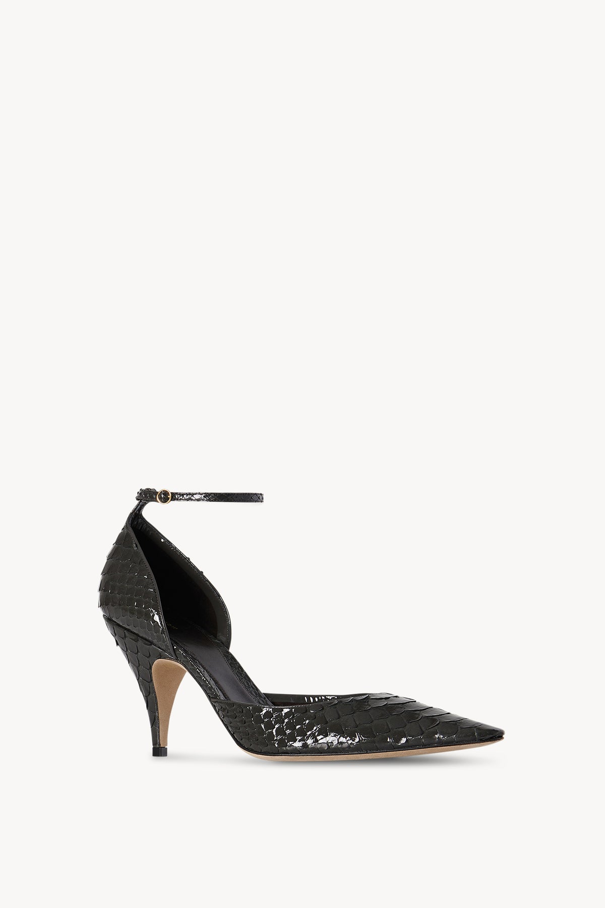 Liisa Escarpin D Orsay en Python Gris The Row