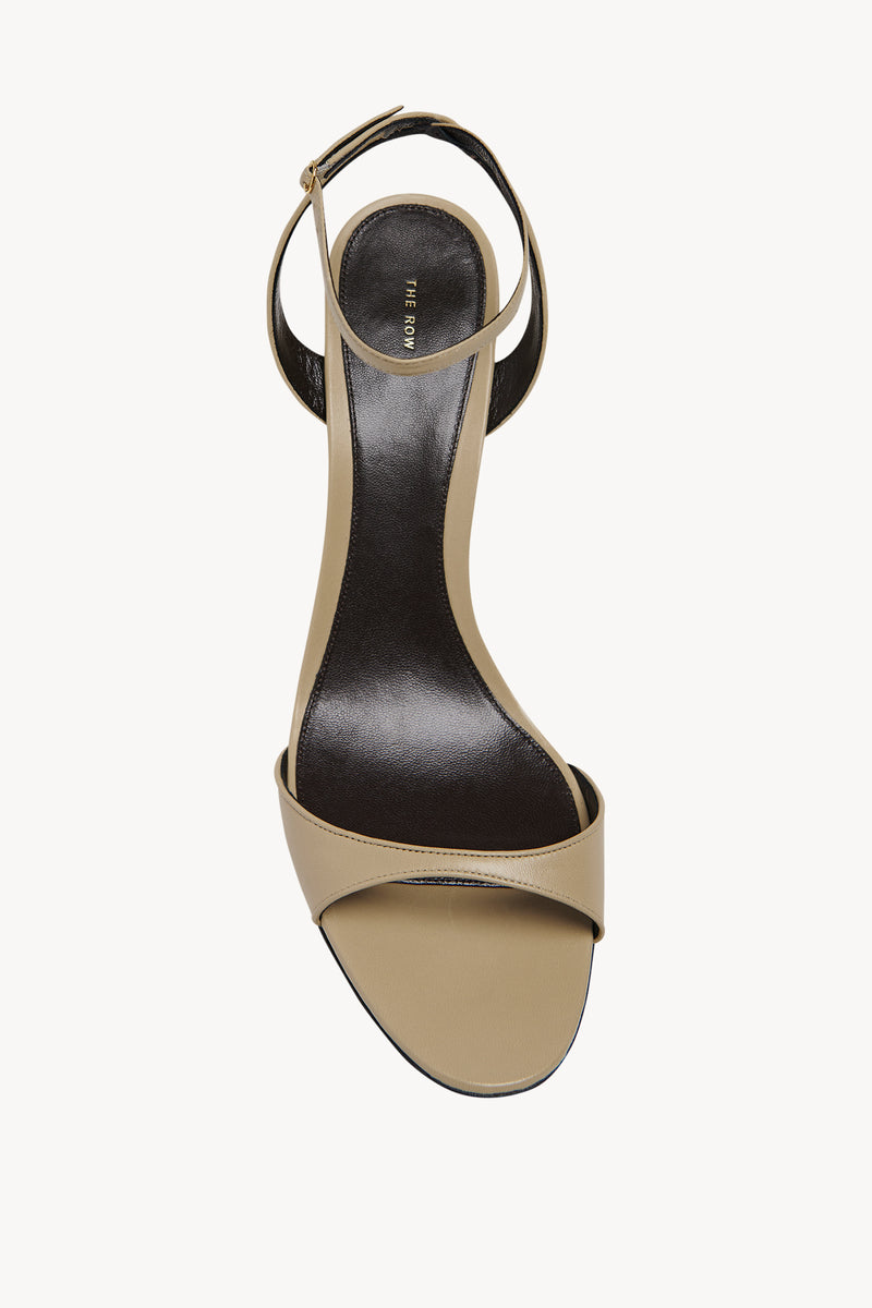 Vika Ankle Strap Heel in Leather