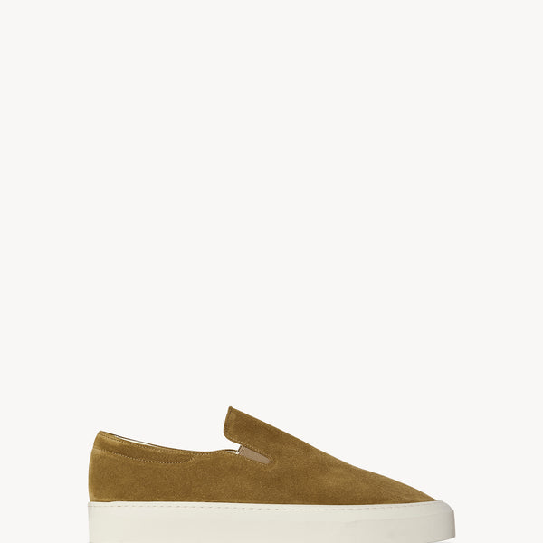 Dean Sneaker Tan in Suede – The Row