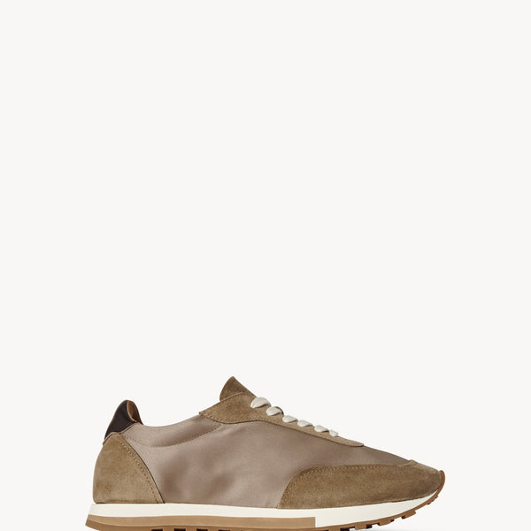 Owen Runner Tan in Suede and Nylon – The Row