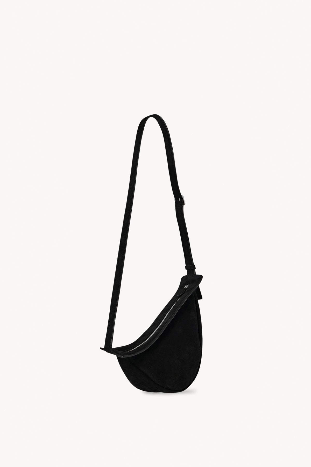 The Row Small Slouchy Banana Bag - Black Crossbody Bags, Handbags