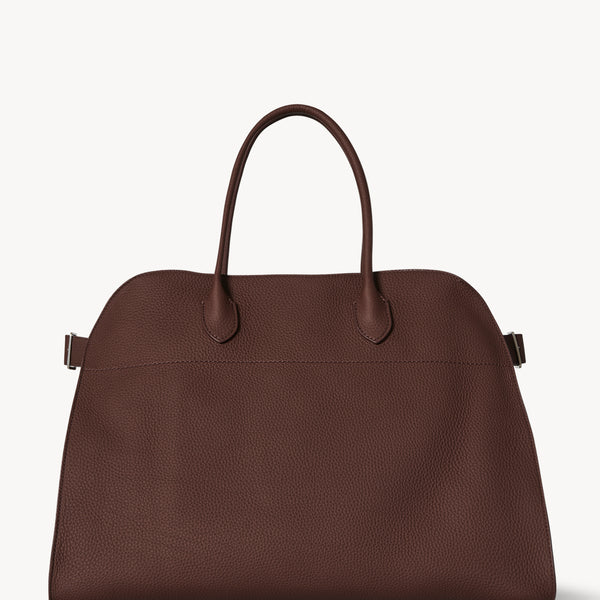 Soft Margaux 17 Bag Brown in Leather – The Row