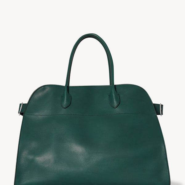 Soft Margaux 17 Bag Green in Leather – The Row