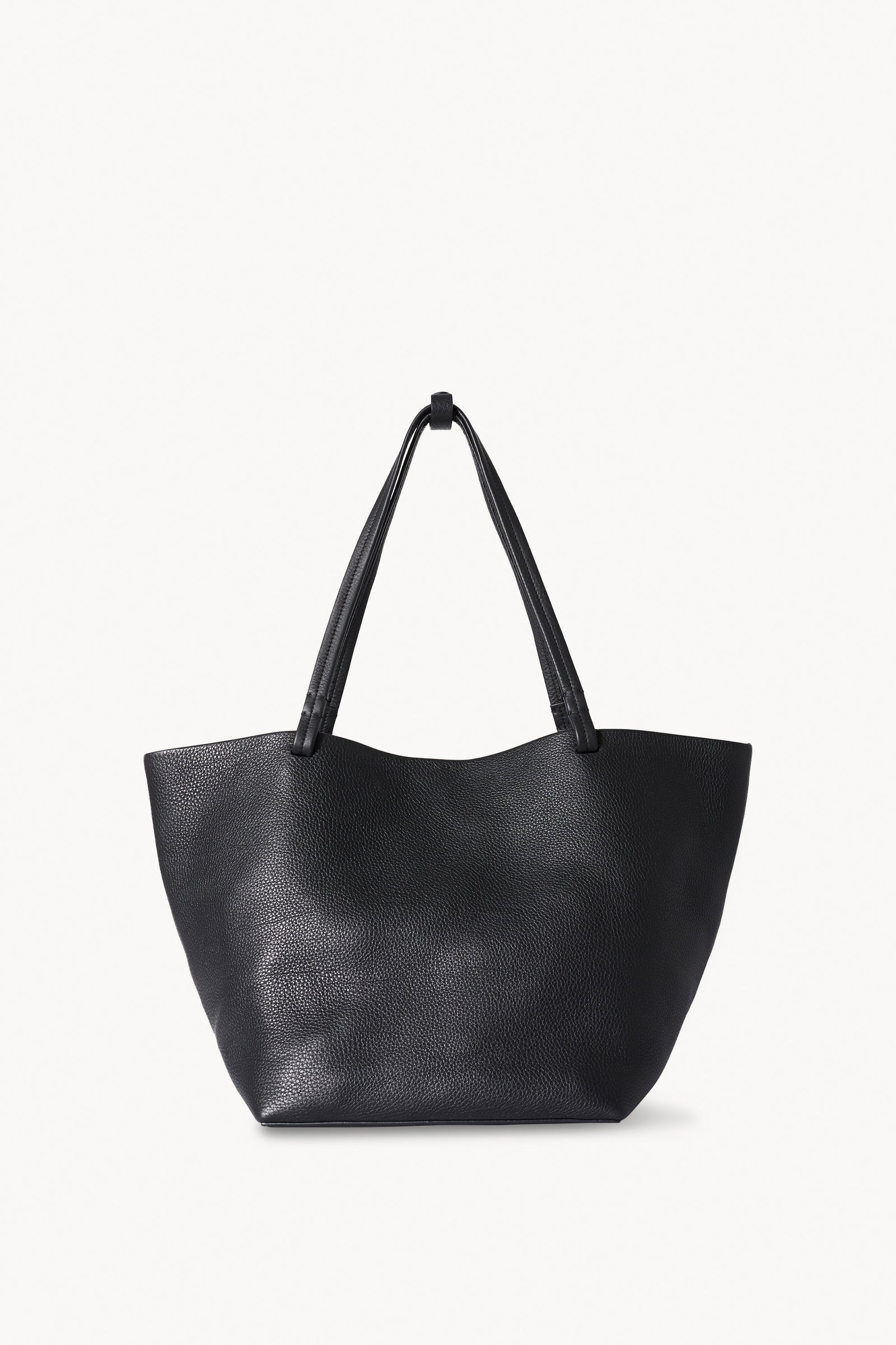 Park Tote Three Bag Black in Leather – The Row