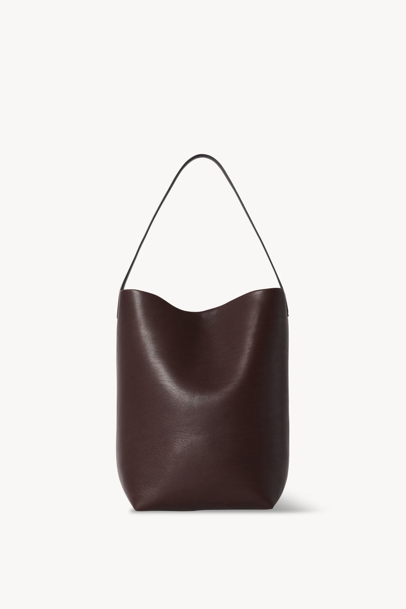 Medium N/S Park Tote Bag in Leather