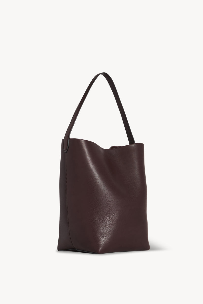 Medium N/S Park Tote Bag in Leather