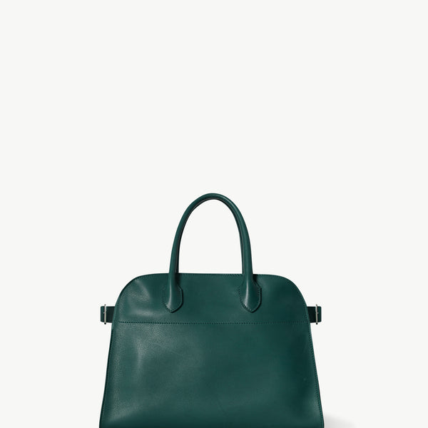 Soft Margaux 12 Bag Green in Leather – The Row