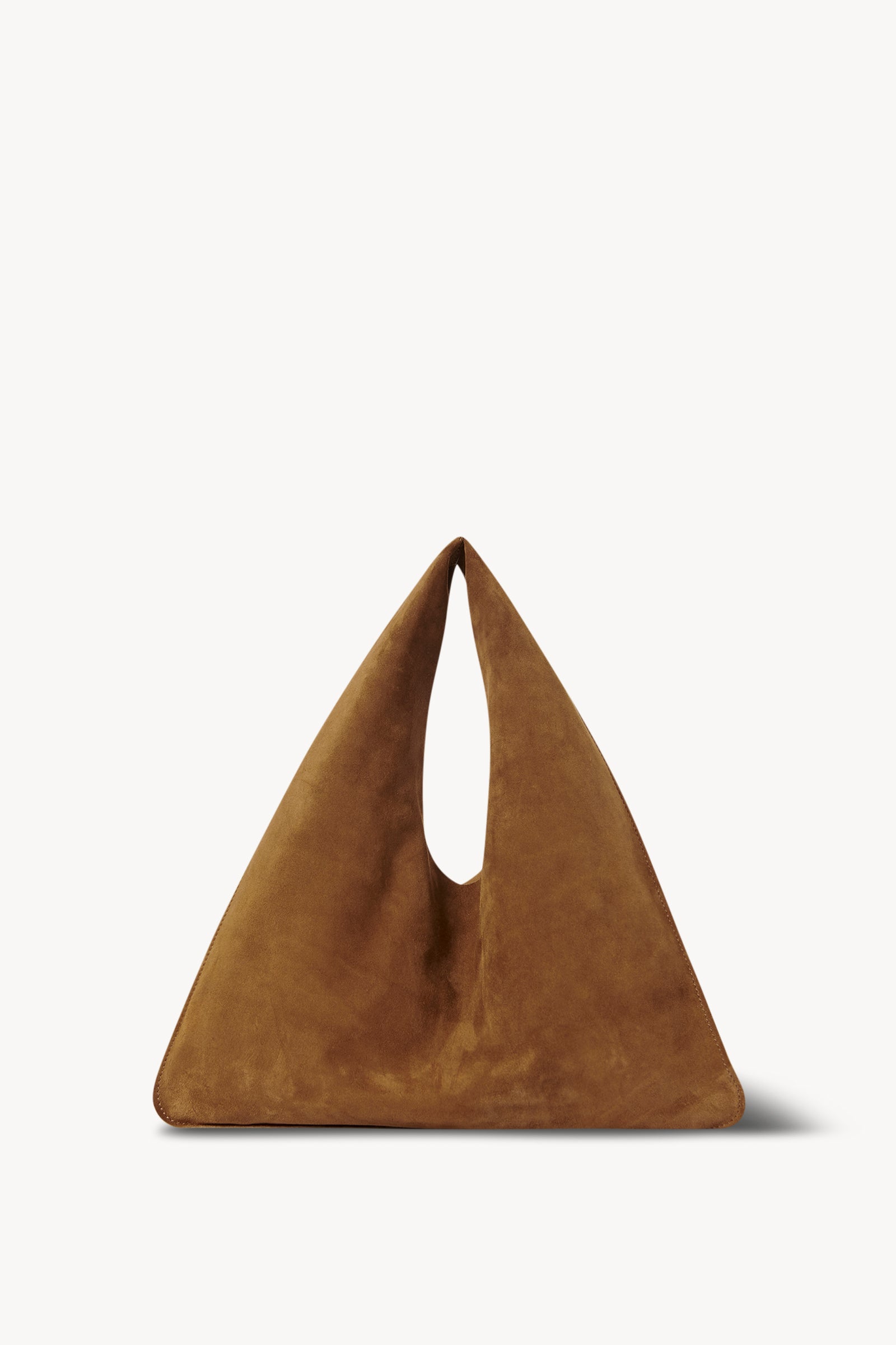 Small Bindle Bag Tan in Suede – The Row