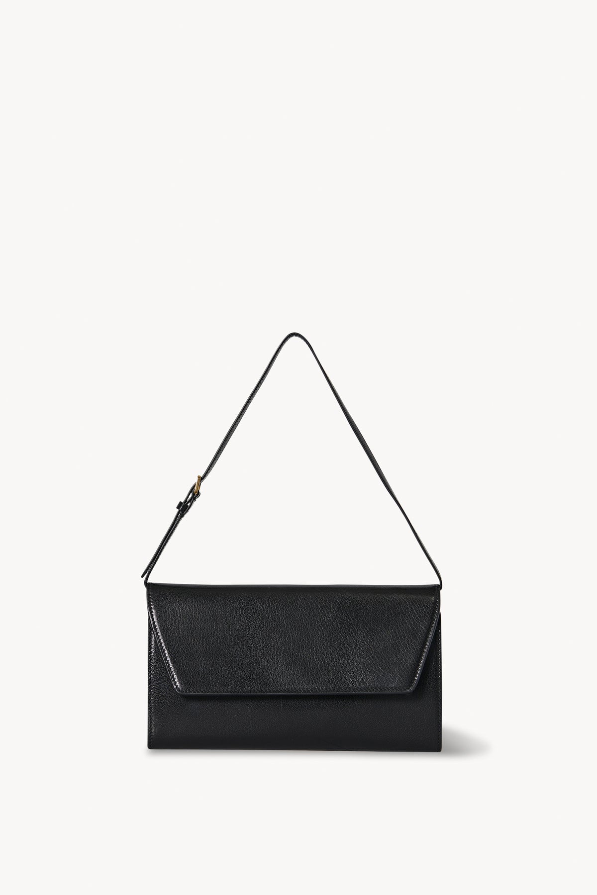 Evening Clutch Black in Leather The Row