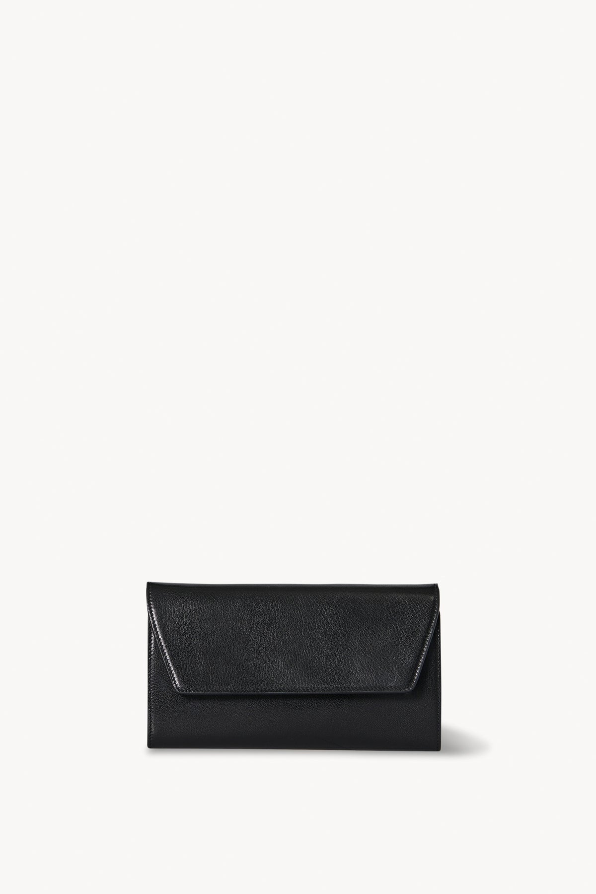 Evening Clutch Black in Leather The Row