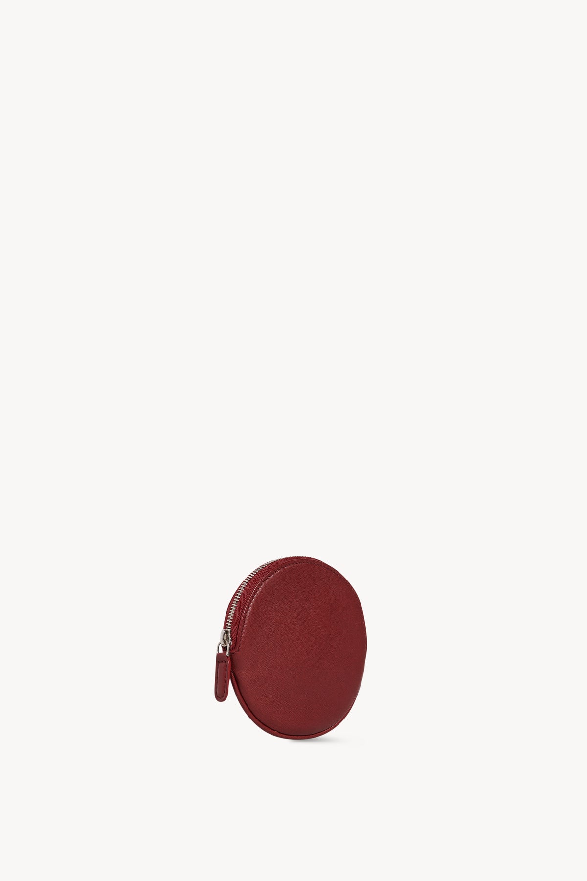 Round Pouch in Leather