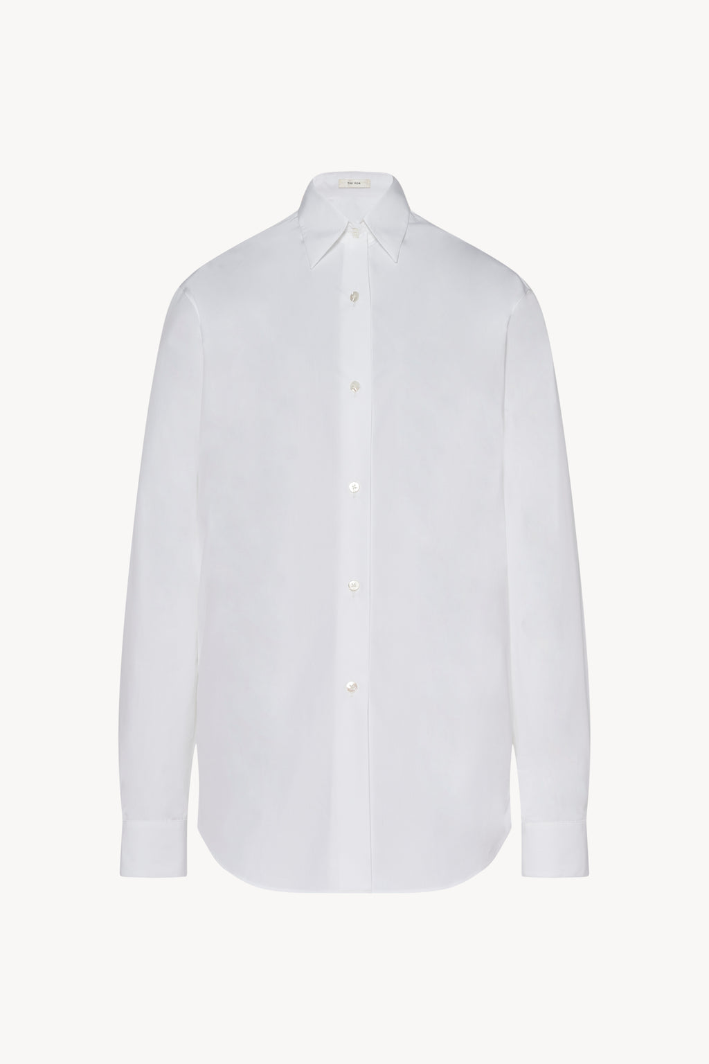 Blaga Shirt White in Cotton – The Row