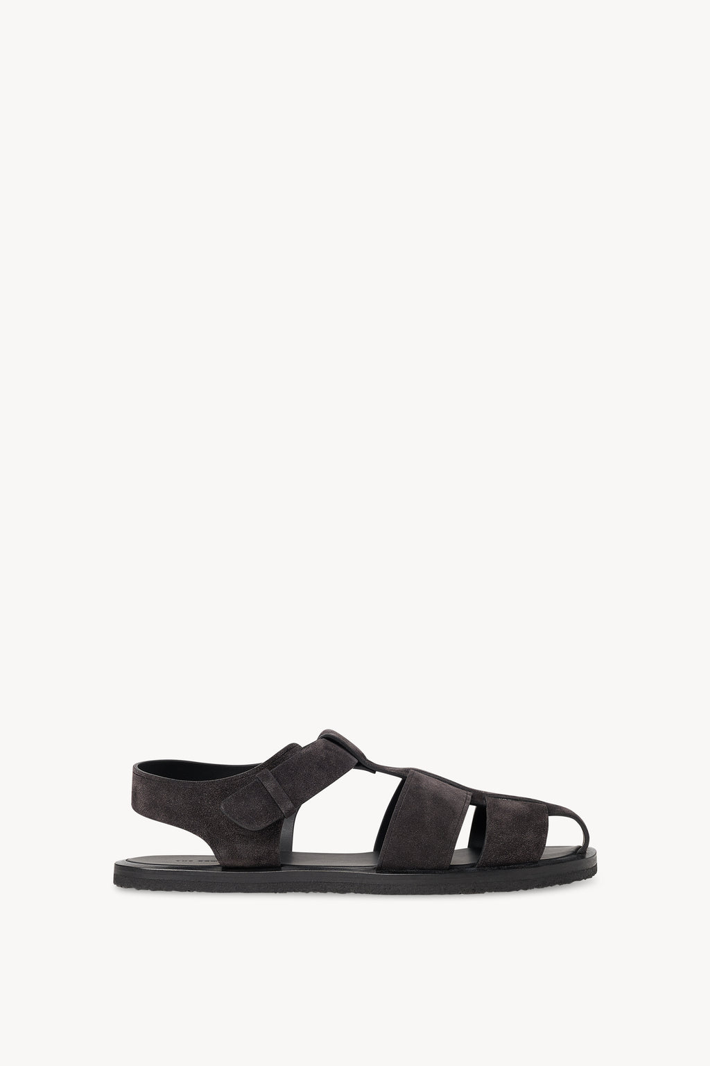 Fisherman Sandal Grey in Suede – The Row