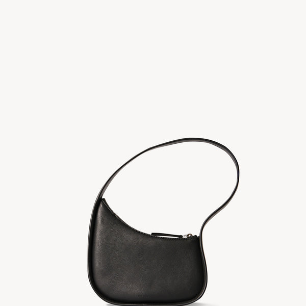 Half Moon Bag Black in Leather – The Row