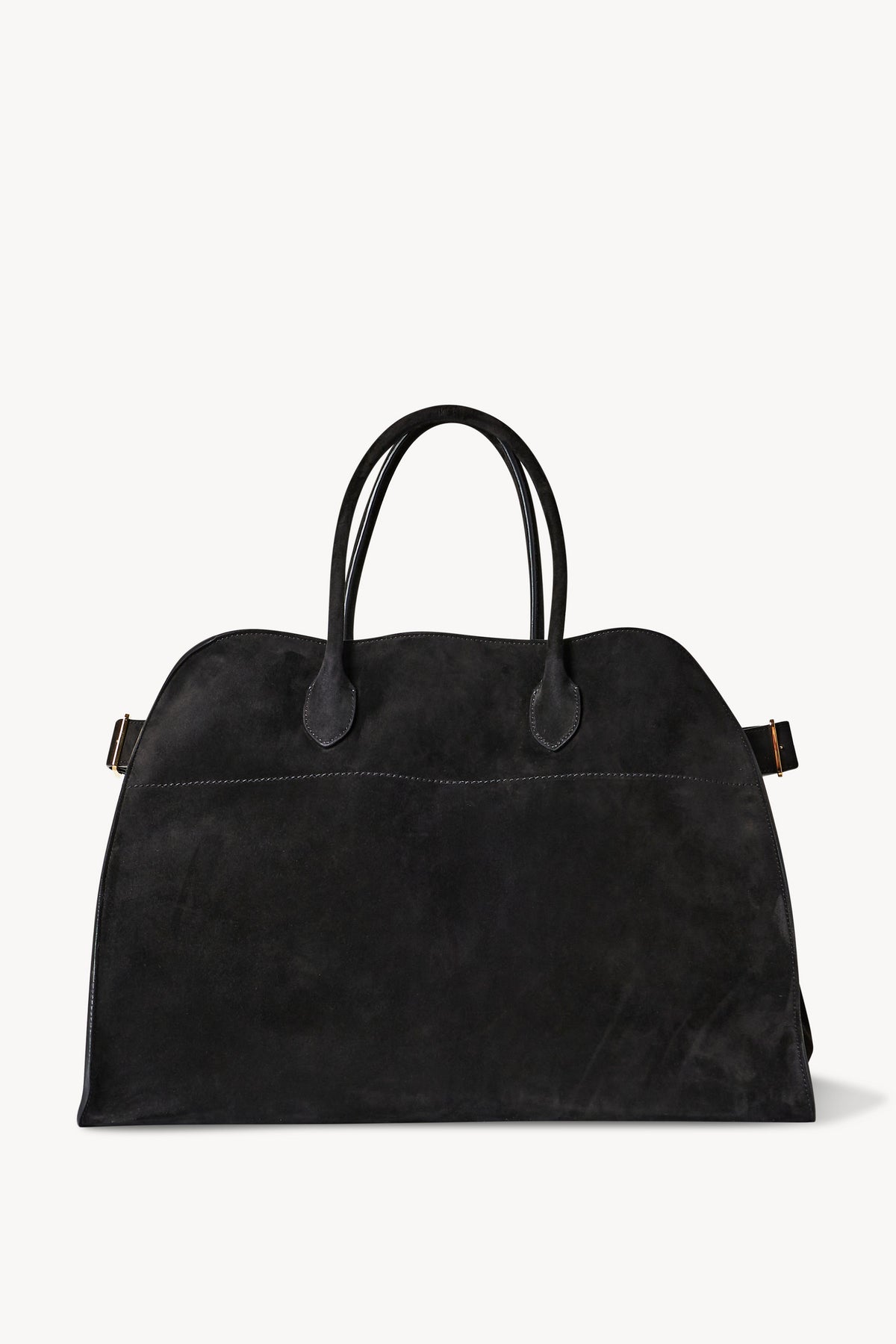 The Row Margaux 17 Buckled Leather Tote, Designer Bags