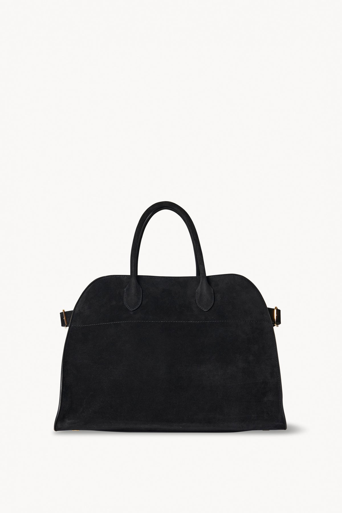 Soft Margaux 15 Bag Black in Suede – The Row
