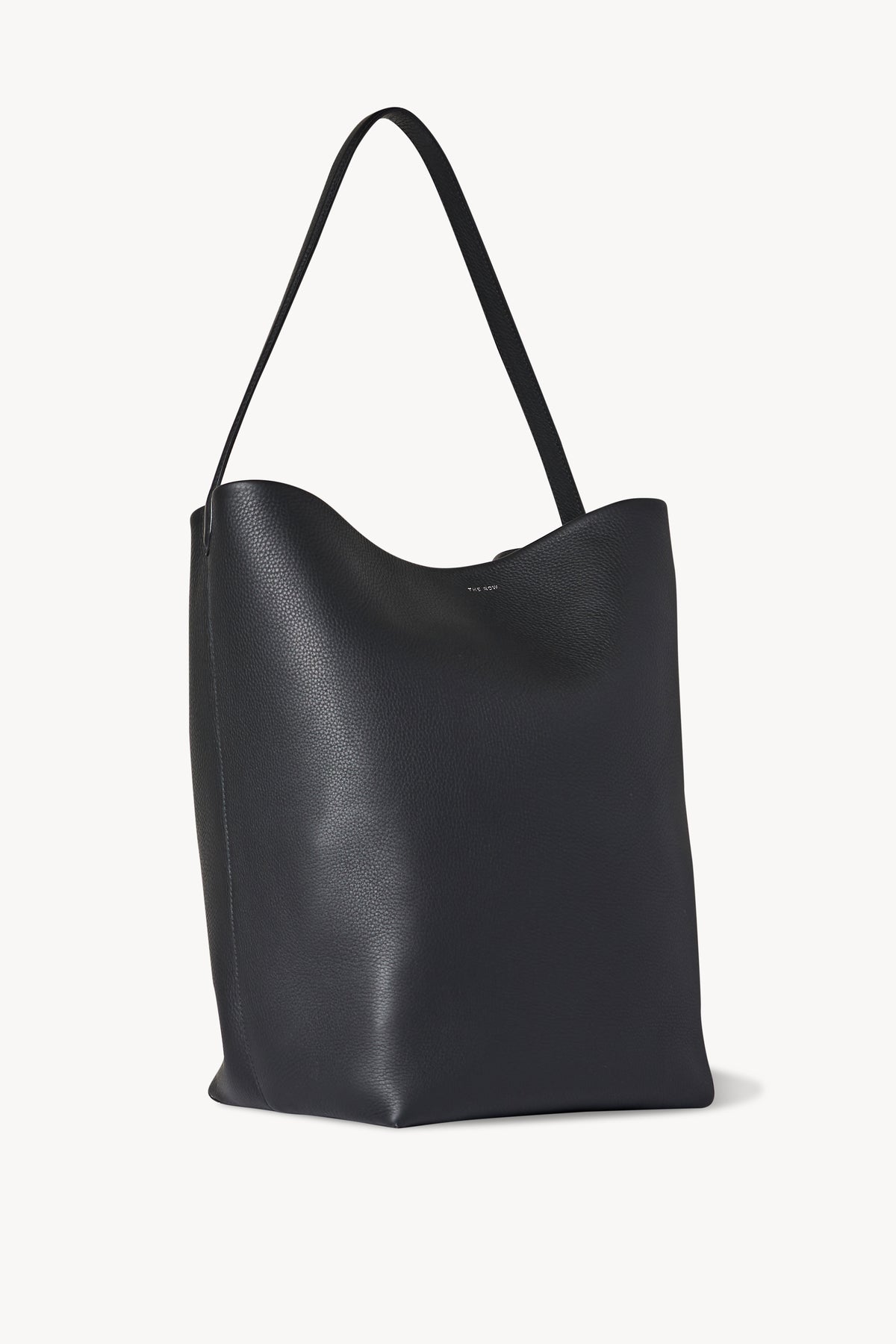 The Row Black Leather Park Tote