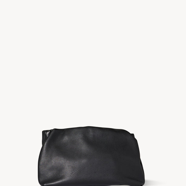 Bourse Clutch Bag Black in Leather – The Row