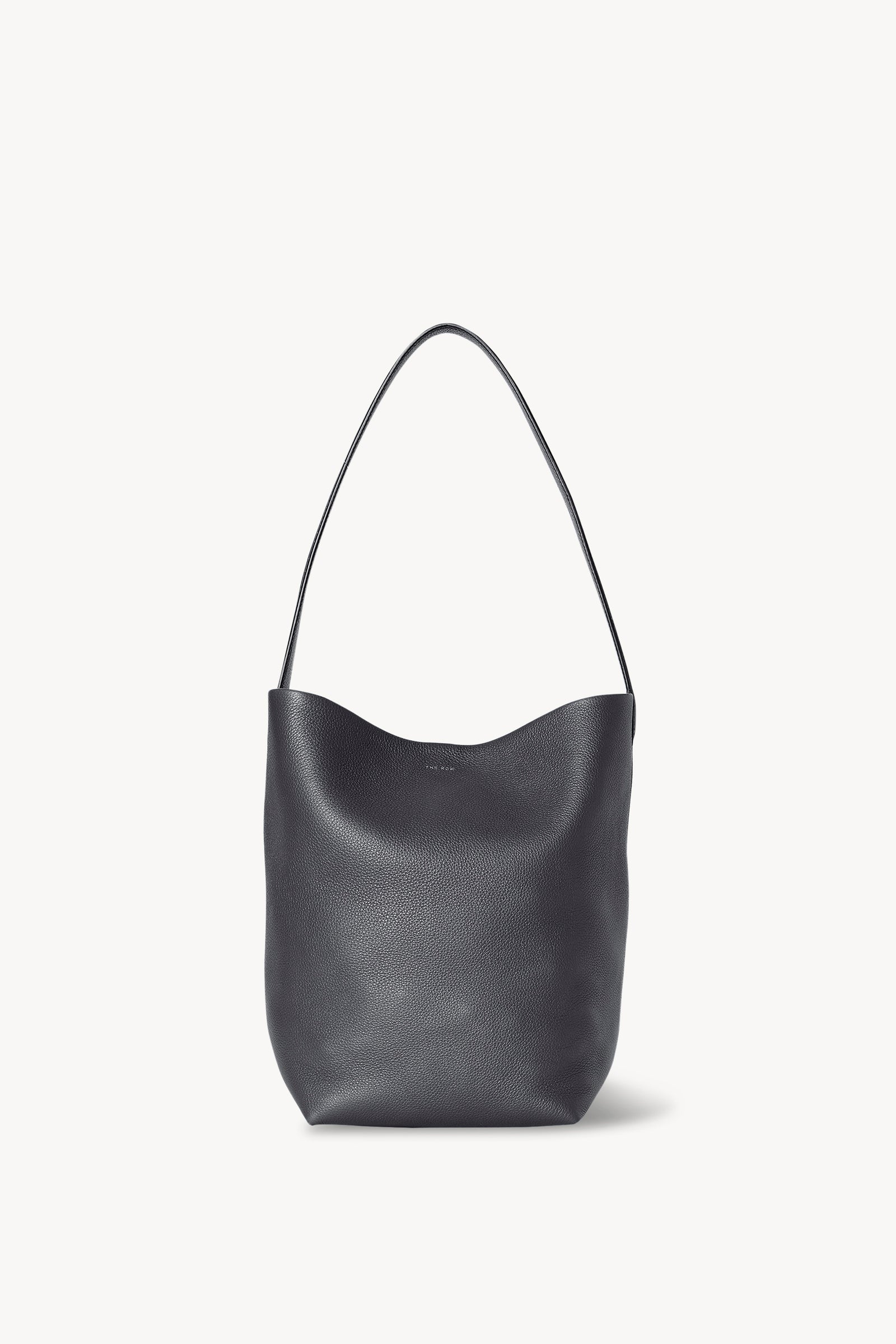 Medium N/S Park Tote Bag Black in Leather – The Row